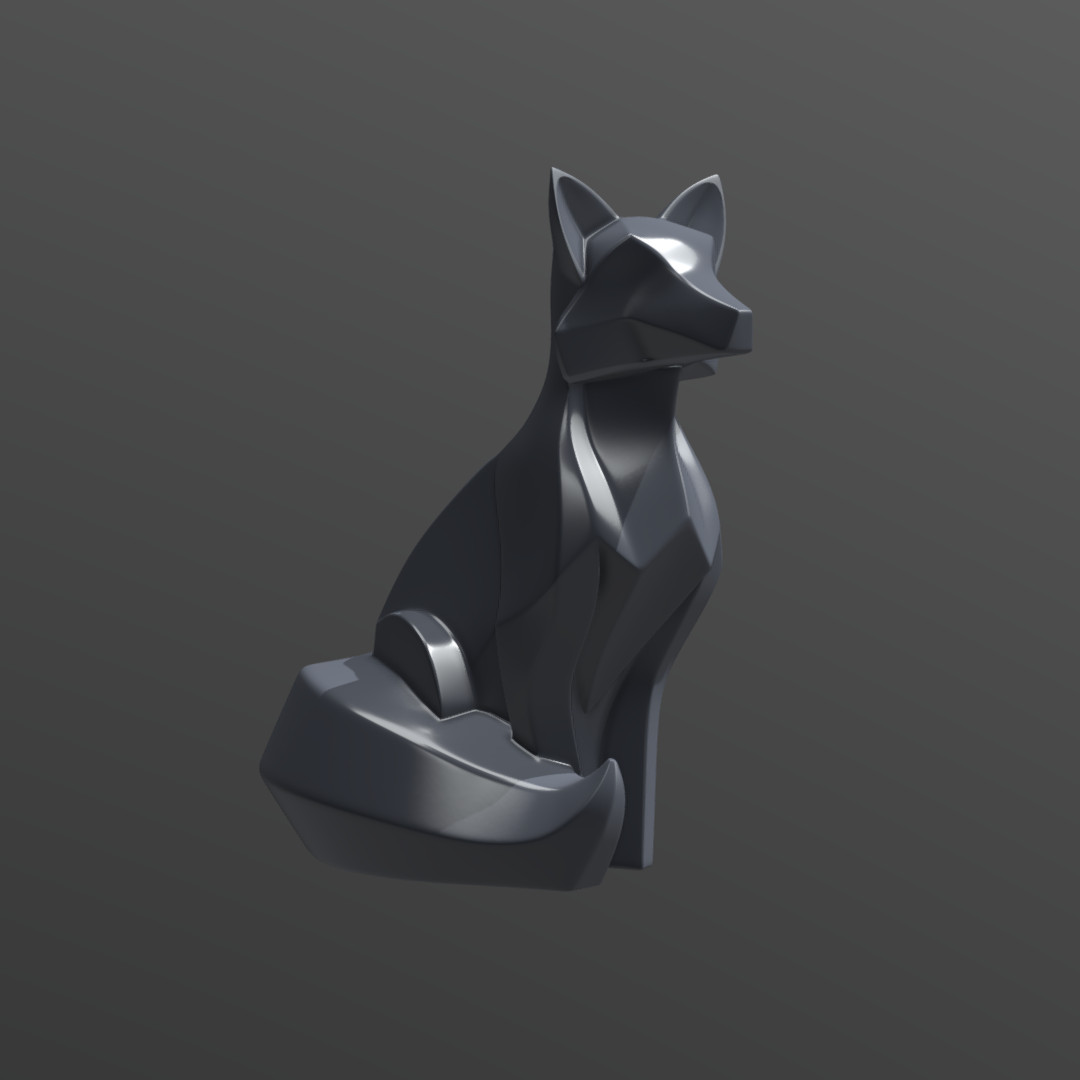 Fuchs 3D Modell fertig